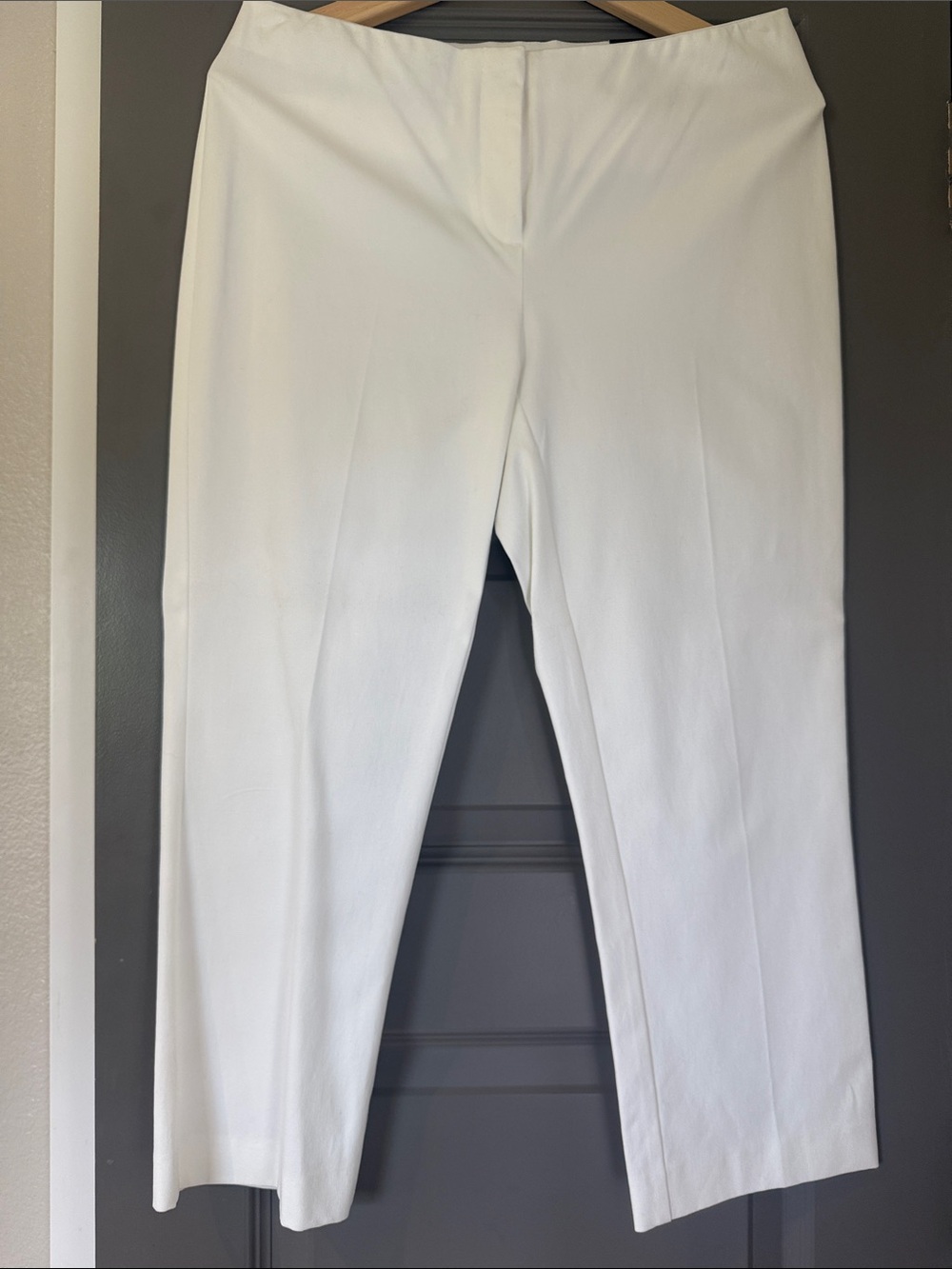 Alfani Women's White Straight-Leg Dress Pants